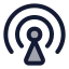 Internetantenna icon with duotone standard style