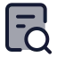 Investigation icon with duotone standard style