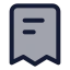 Invoice icon with duotone standard style