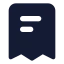 Invoice icon with solid standard style