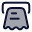 Invoice icon with duotone rounded style