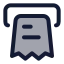 Invoice icon with duotone standard style
