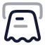 Invoice icon with twotone rounded style