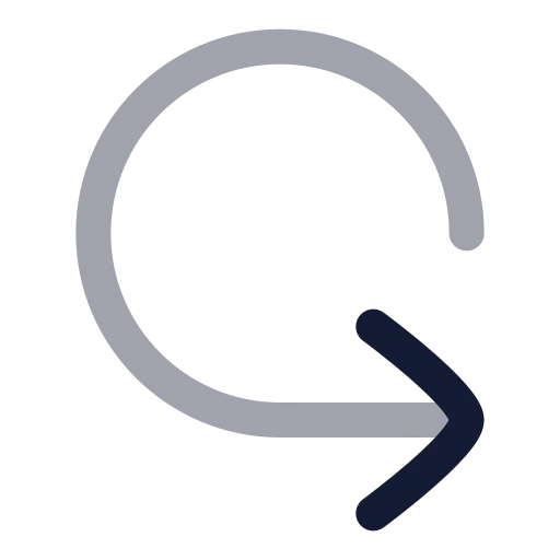 Iteration Ccw Icon in Twotone Rounded style