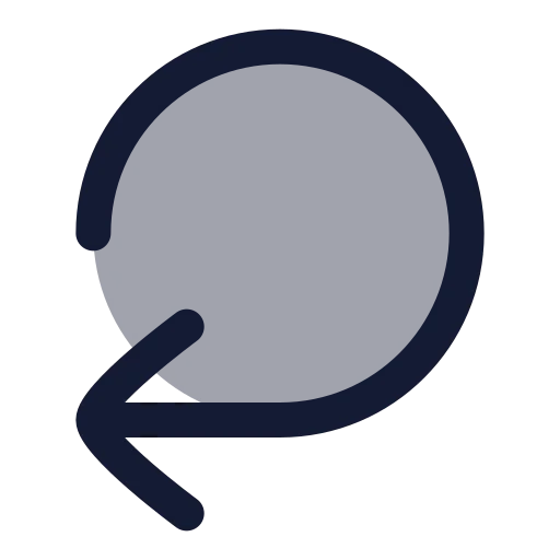 Iteration Cw Icon in Duotone Rounded style