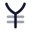 Japaneseyen icon with bulk rounded style