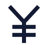 Japanese Yen icon preview