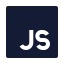 Javascript icon with solid sharp style