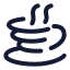 Java icon with stroke standard style