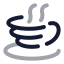 Java icon with twotone rounded style
