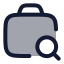 Jobsearch icon with duotone rounded style