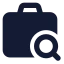 Jobsearch icon with solid standard style