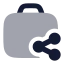 Jobshare icon with bulk rounded style