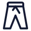 Joggerpants icon with stroke standard style