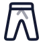 Joggerpants icon with twotone rounded style