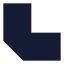 Joinbevel icon with solid sharp style