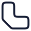 Joinbevel icon with stroke rounded style