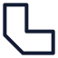 Joinbevel icon with stroke standard style