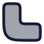 Joinround icon with duotone rounded style