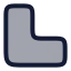 Joinstraight icon with duotone rounded style