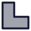 Joinstraight icon with duotone standard style