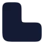 Joinstraight icon with solid rounded style