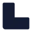Joinstraight icon with solid standard style