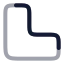 Joinstraight icon with twotone rounded style