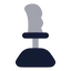 Joystick icon with bulk rounded style