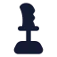 Joystick icon with solid standard style