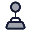 Joystick icon with duotone standard style