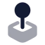 Joystick icon with bulk rounded style