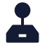 Joystick icon with solid sharp style