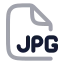 Jpg icon with twotone rounded style
