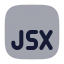Jsx icon with bulk rounded style