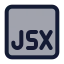 Jsx icon with duotone standard style