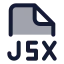 Jsx icon with duotone standard style