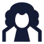 Judge icon with solid sharp style