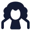 Judge icon with solid standard style