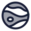 Jupiter icon with duotone standard style