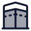 Kaaba icon with duotone rounded style