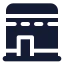 Kaaba icon with solid standard style