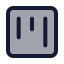 Kanban icon with duotone standard style