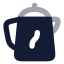 Kettle icon with bulk rounded style