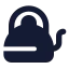 Kettle icon with solid standard style