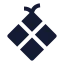 Ketupat icon with solid sharp style