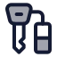 Keygeneratorfob icon with duotone standard style