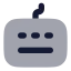 Keyboard icon with bulk rounded style