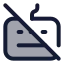 Keyboardoff icon with duotone standard style