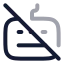 Keyboardoff icon with twotone rounded style